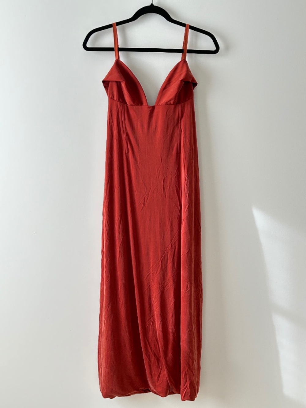 Jacquemus Le Raphia La Robe Praia Terracotta Dress